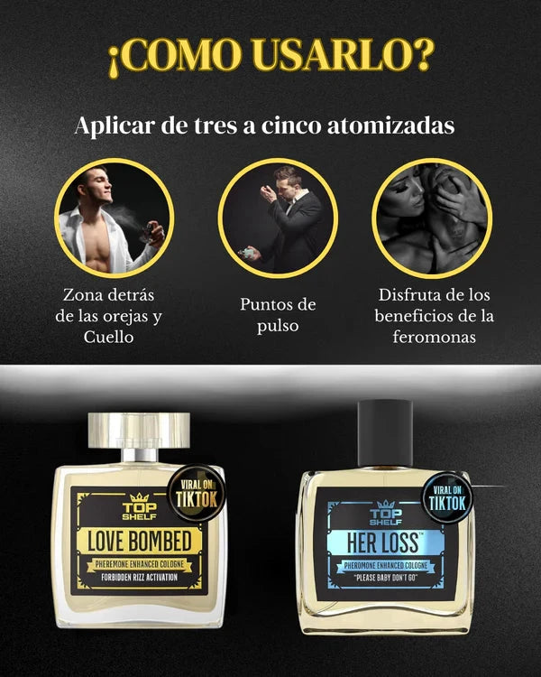 ¡Compra HER LOSS® PERFUME con feromonas y llévate LOVE BOMBED® de regalo! Los dos de 100 ml Tienda Núcleo 