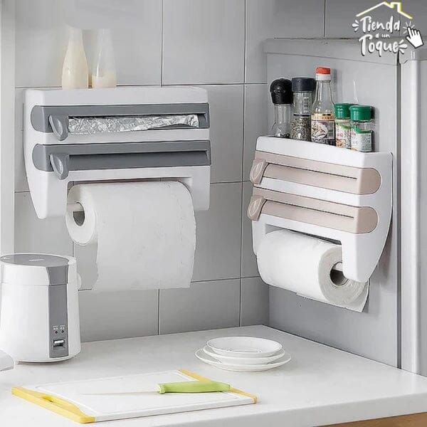 Dispensador Cortador de Aluminio y Papel Hogar, Cocina Minha loja 