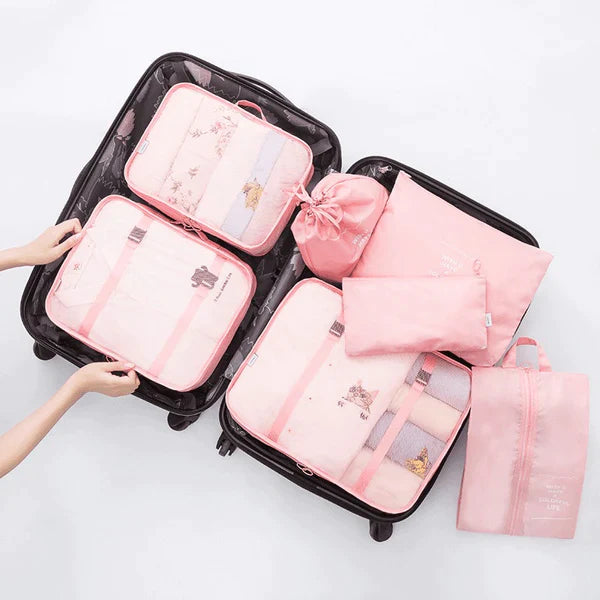 Kit de 6 Bolsas Organizadoras de Maletas - [PAGUE 4 RECIBA 6 - PROMOCIÓN POR TIEMPO SUPER LIMITADO]. Bienestar Minha loja 