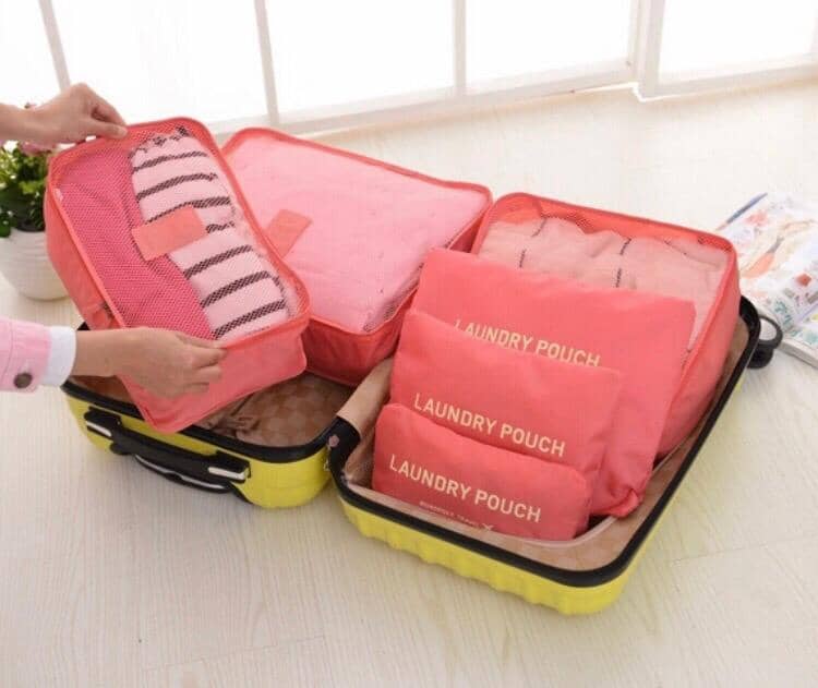Kit de 6 Bolsas Organizadoras de Maletas - [PAGUE 4 RECIBA 6 - PROMOCIÓN POR TIEMPO SUPER LIMITADO]. Bienestar Minha loja 