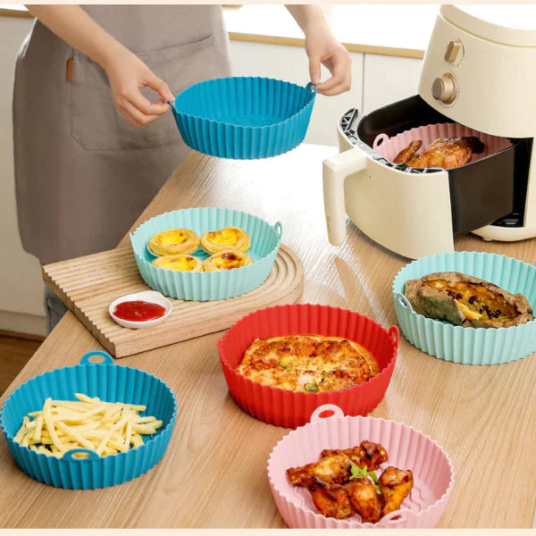 PACK DE 6 CANASTAS DE SILICONA PARA AIR FRYER + ENVÍO GRATIS Cocina Minha loja 